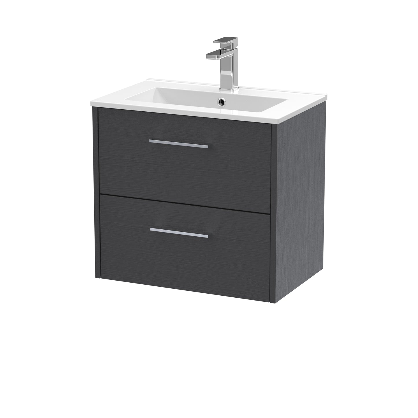 Hudson Reed 600mm Wall Hung 2 Drawer Vanity & Basin 2