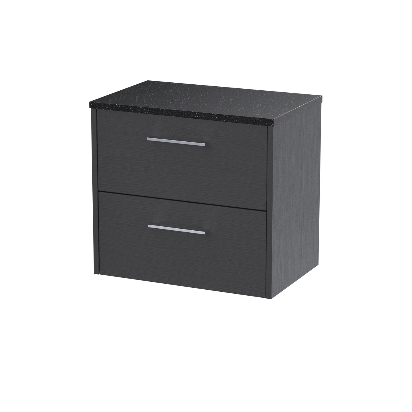 Hudson Reed 600mm Wall Hung 2 Drawer Vanity & Laminate Top