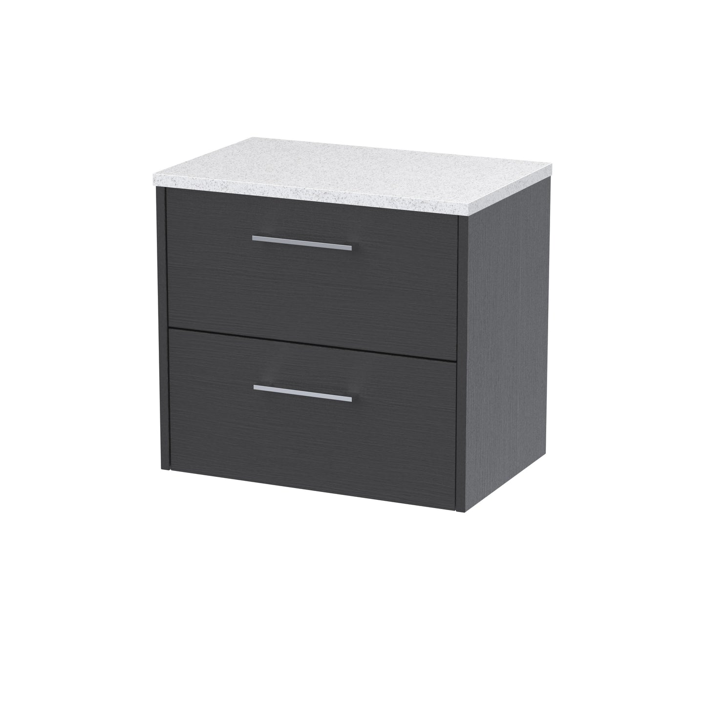 Hudson Reed 600mm Wall Hung 2 Drawer Vanity & Laminate Top