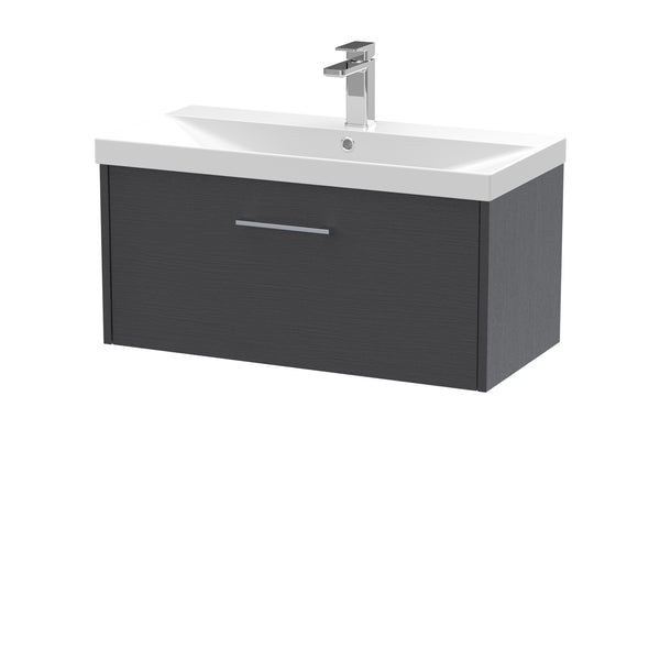 Hudson Reed 800mm Wall Hung Single Drawer Vanity & Basin 3