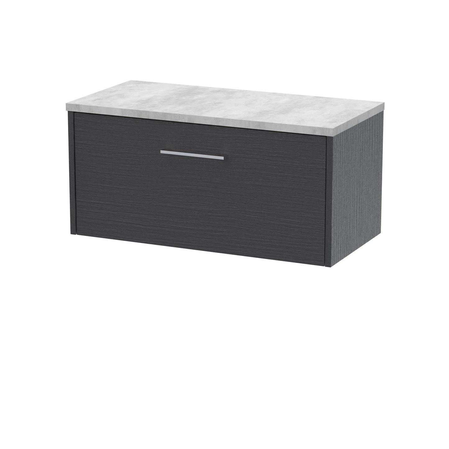 Hudson Reed 800mm Wall Hung Single Drawer Vanity & Laminate Top