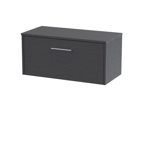 Hudson Reed 800mm Wall Hung Single Drawer Vanity & Worktop