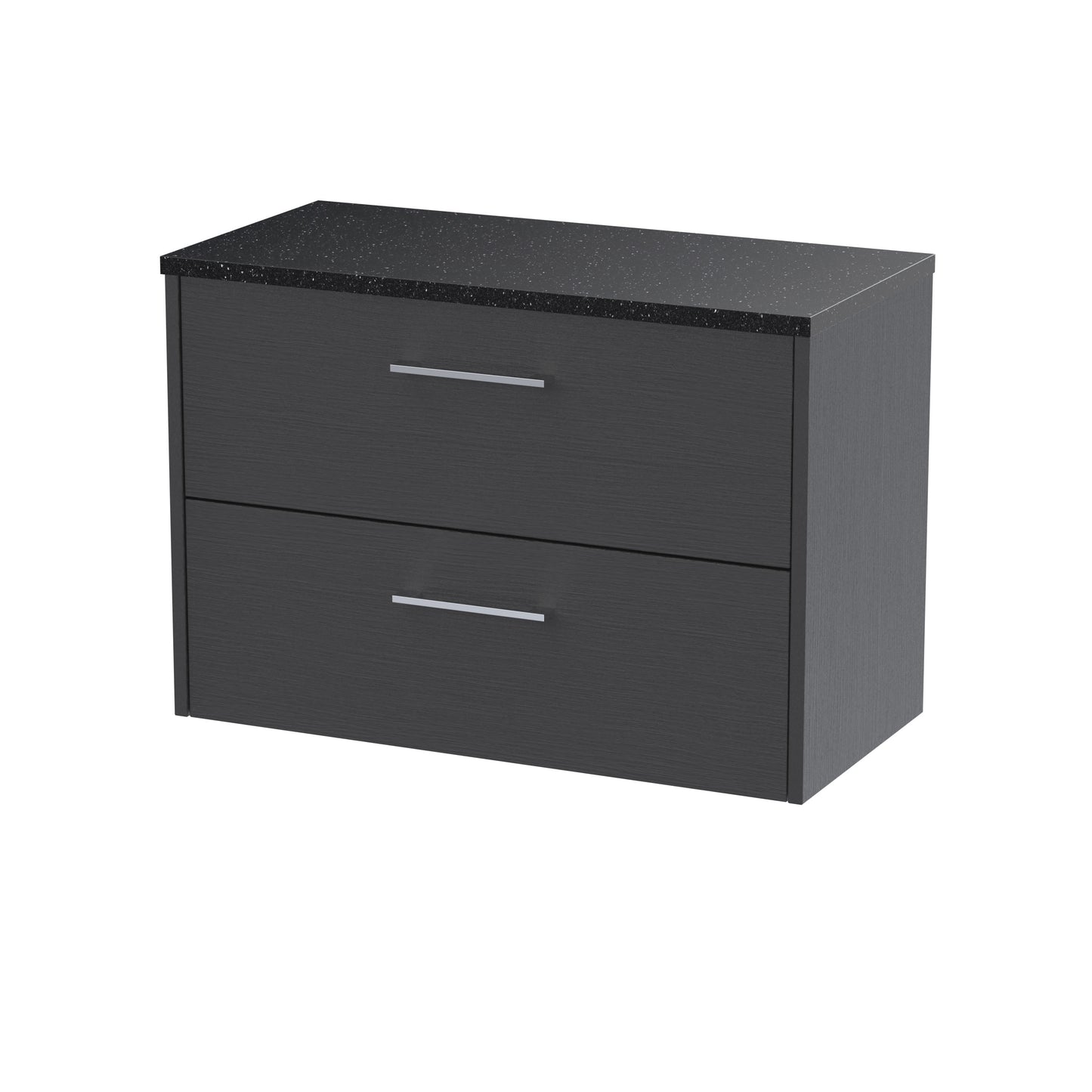 Hudson Reed 800mm Wall Hung 2 Drawer Vanity & Laminate Top