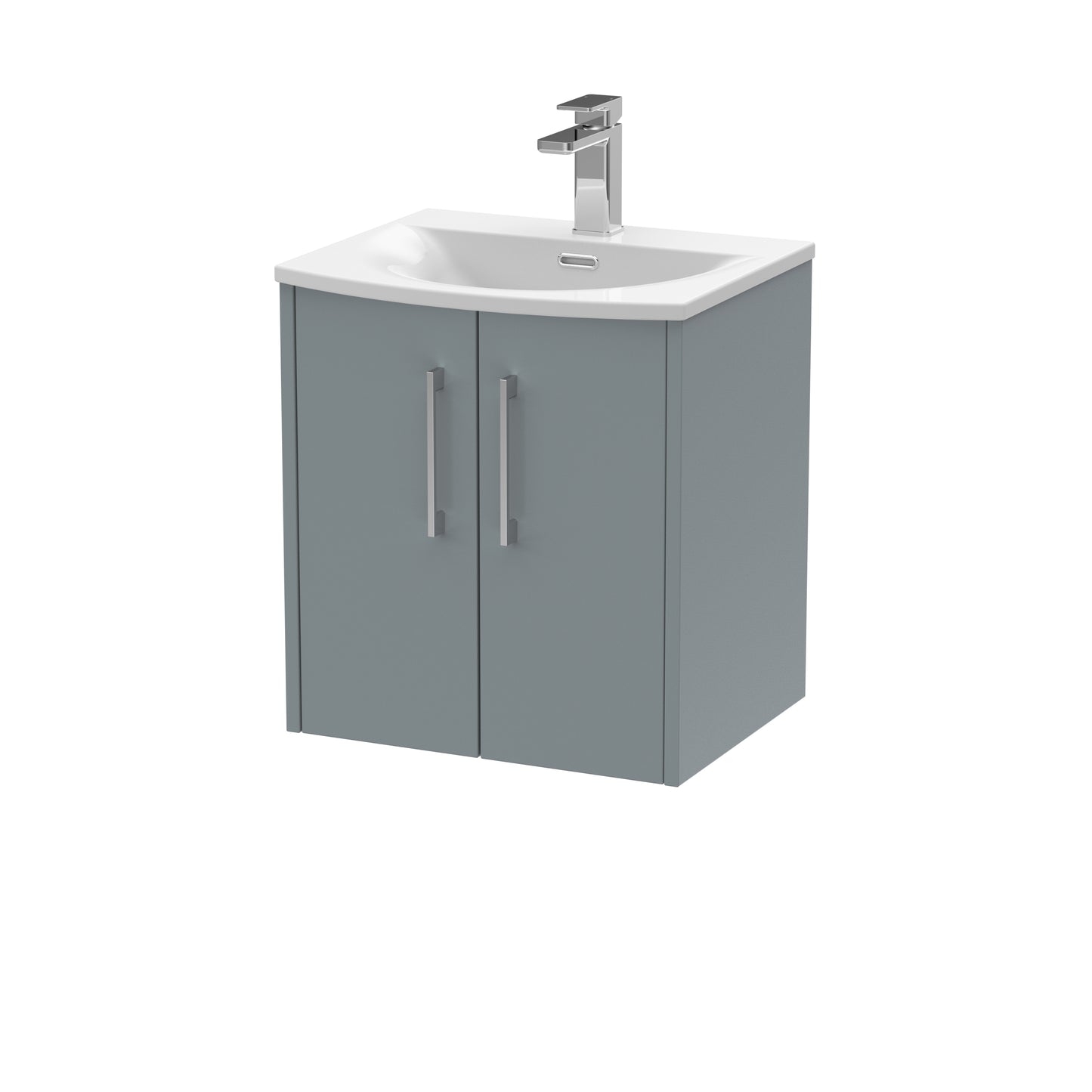 Hudson Reed 500mm Wall Hung 2 Door Vanity & Basin 4