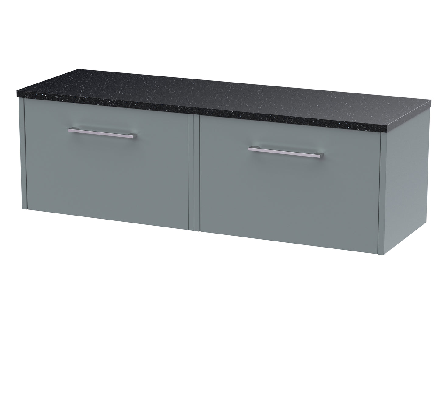 Hudson Reed 1200 Wall Hung 2-Drawer Vanity & Laminate Worktop
