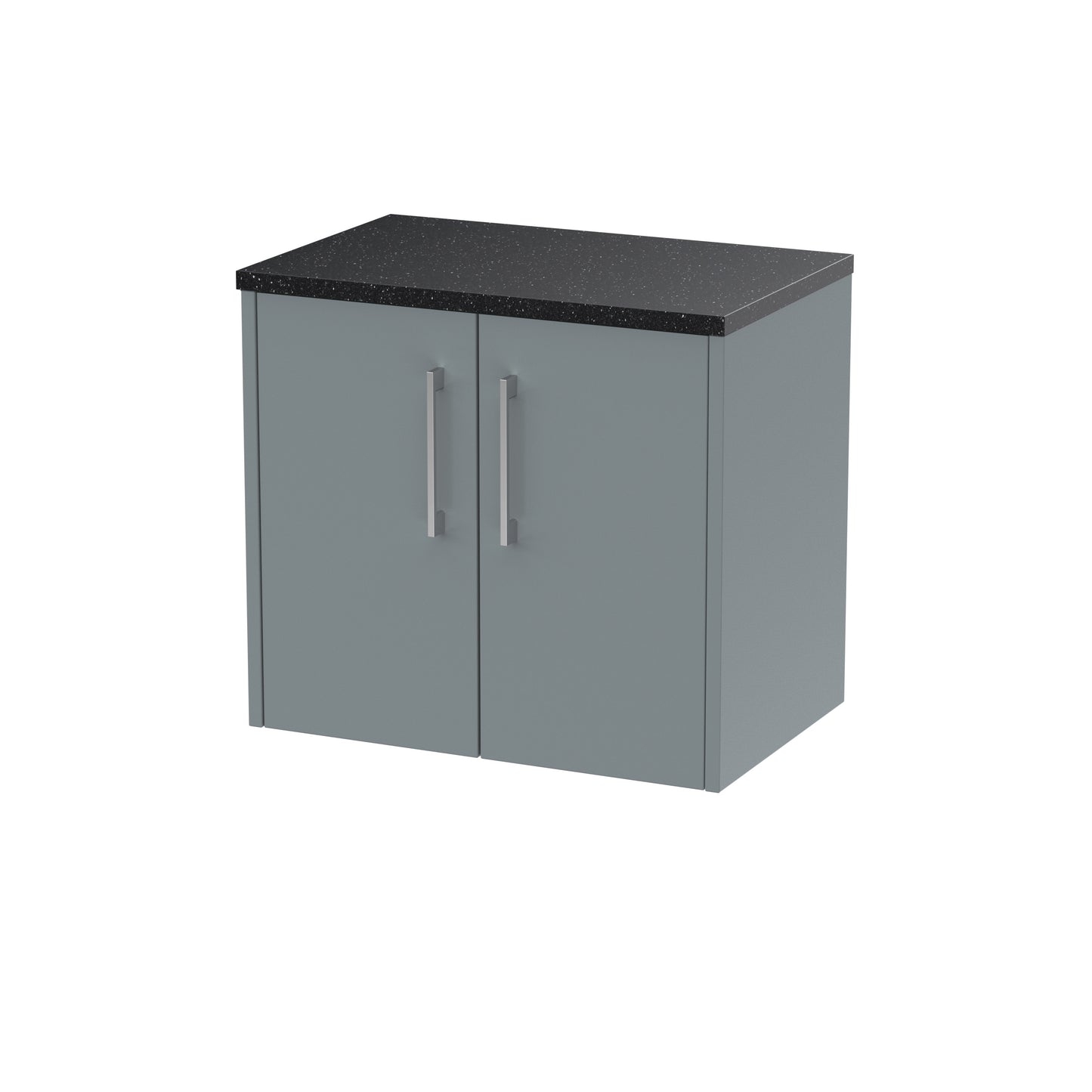 Hudson Reed 600mm Wall Hung 2 Door Vanity & Laminate Top