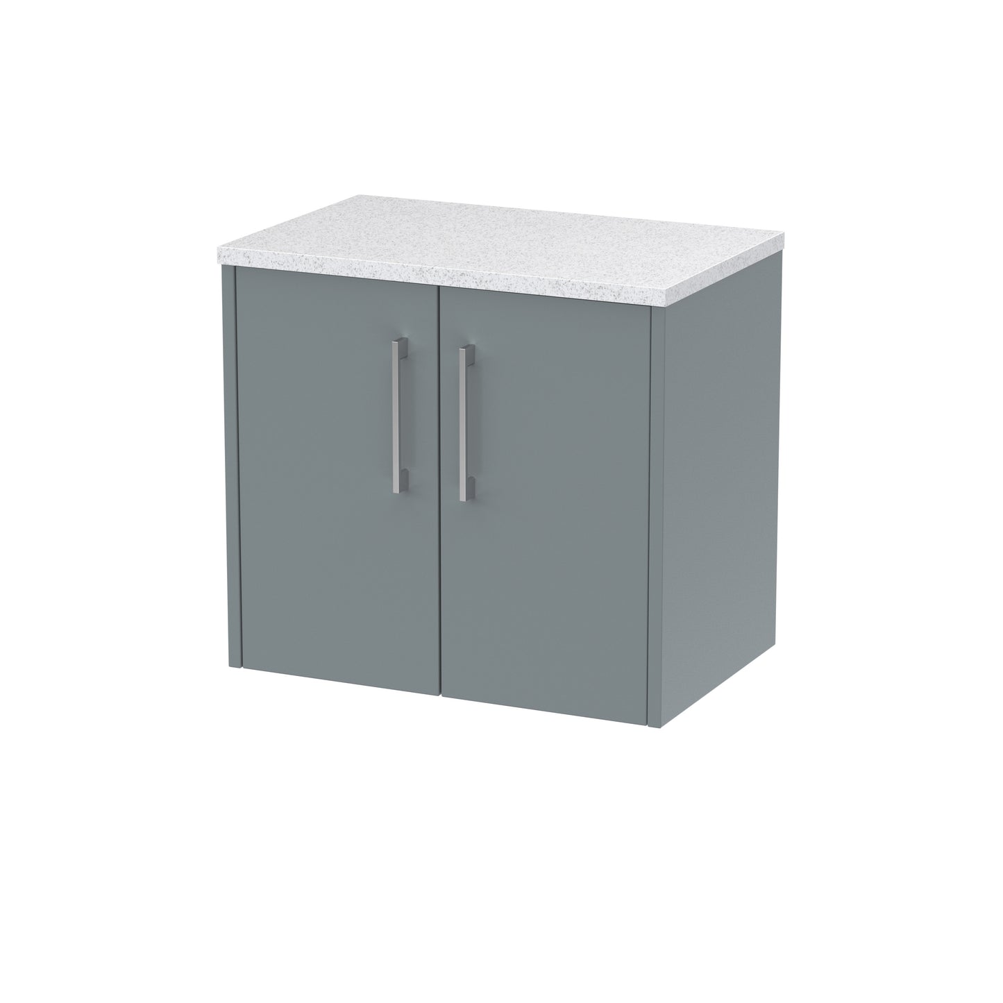 Hudson Reed 600mm Wall Hung 2 Door Vanity & Laminate Top