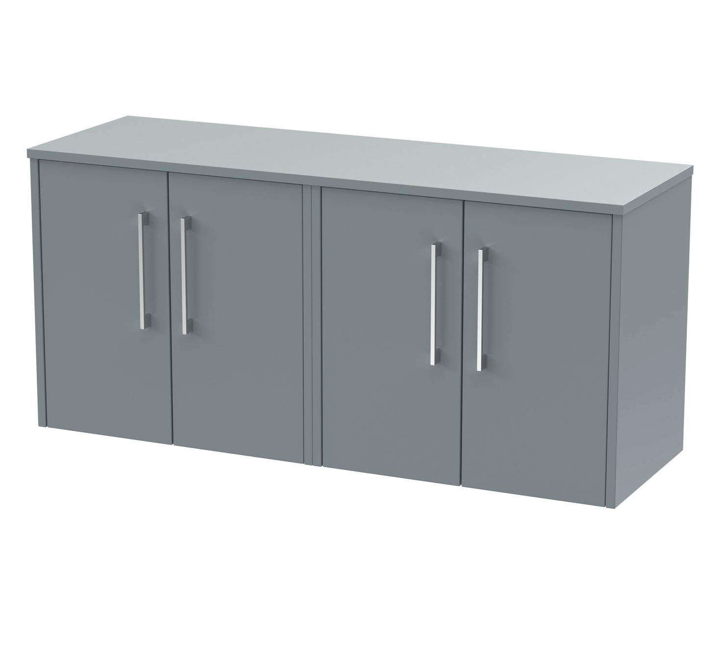 Hudson Reed 1200mm Wall Hung 4 Door Vanity & Worktop