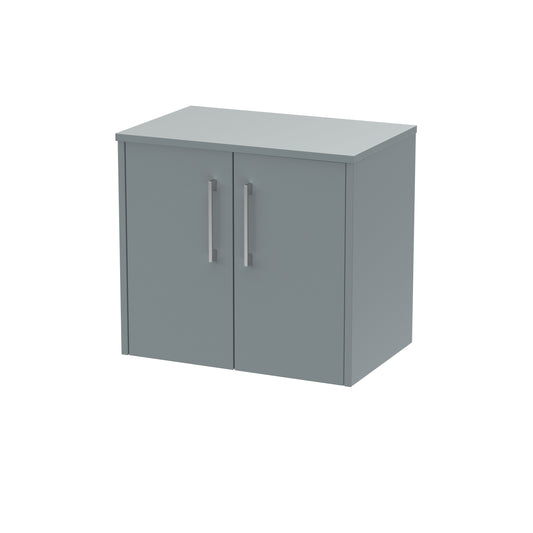 Hudson Reed 600mm Wall Hung 2 Door Vanity & Worktop