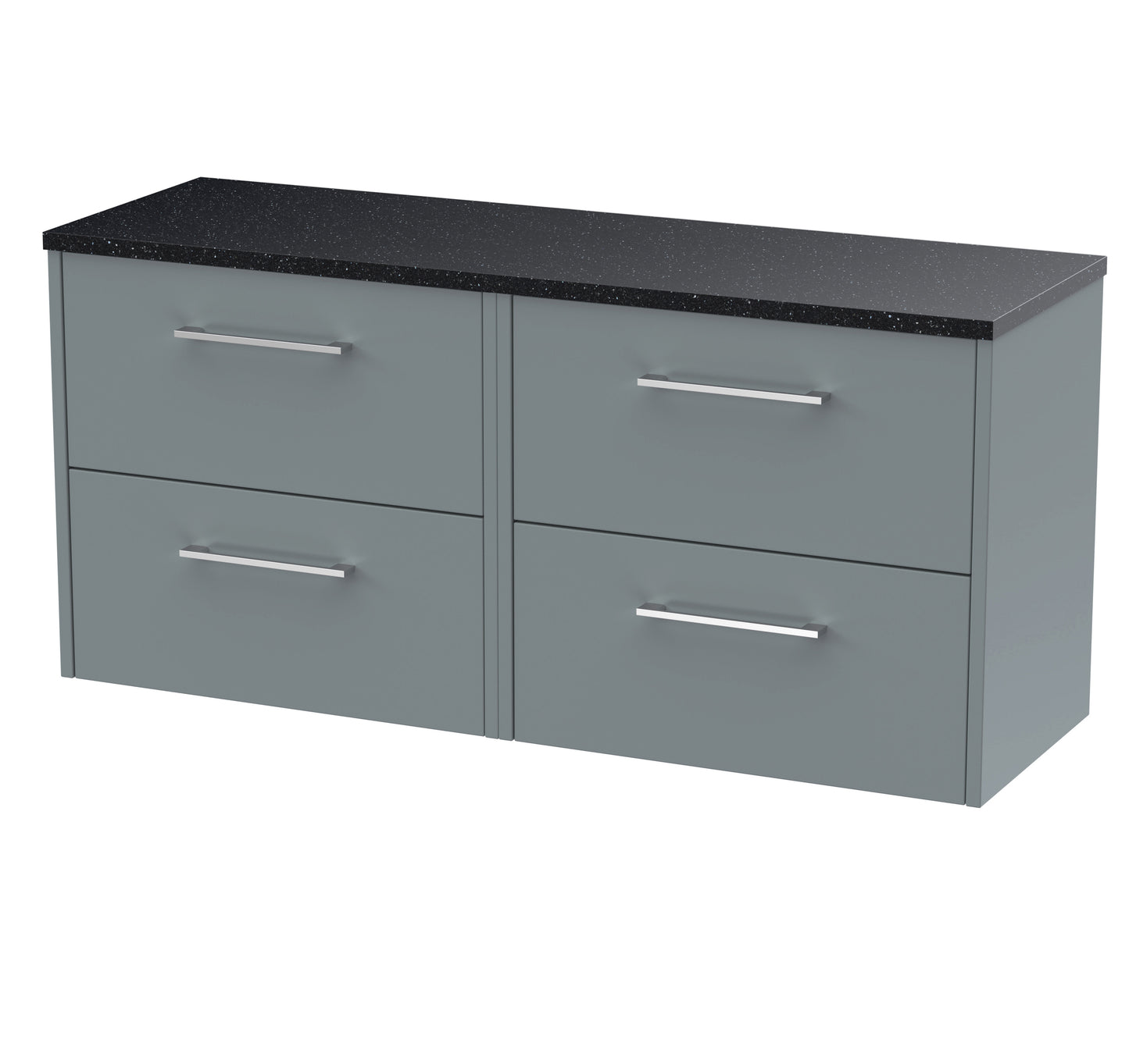 Hudson Reed 1200 Wall Hung 4-Drawer Vanity & Laminate Worktop