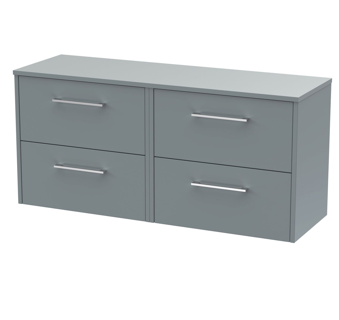 Hudson Reed 1200mm Wall Hung 4 Drawer Vanity & Worktop