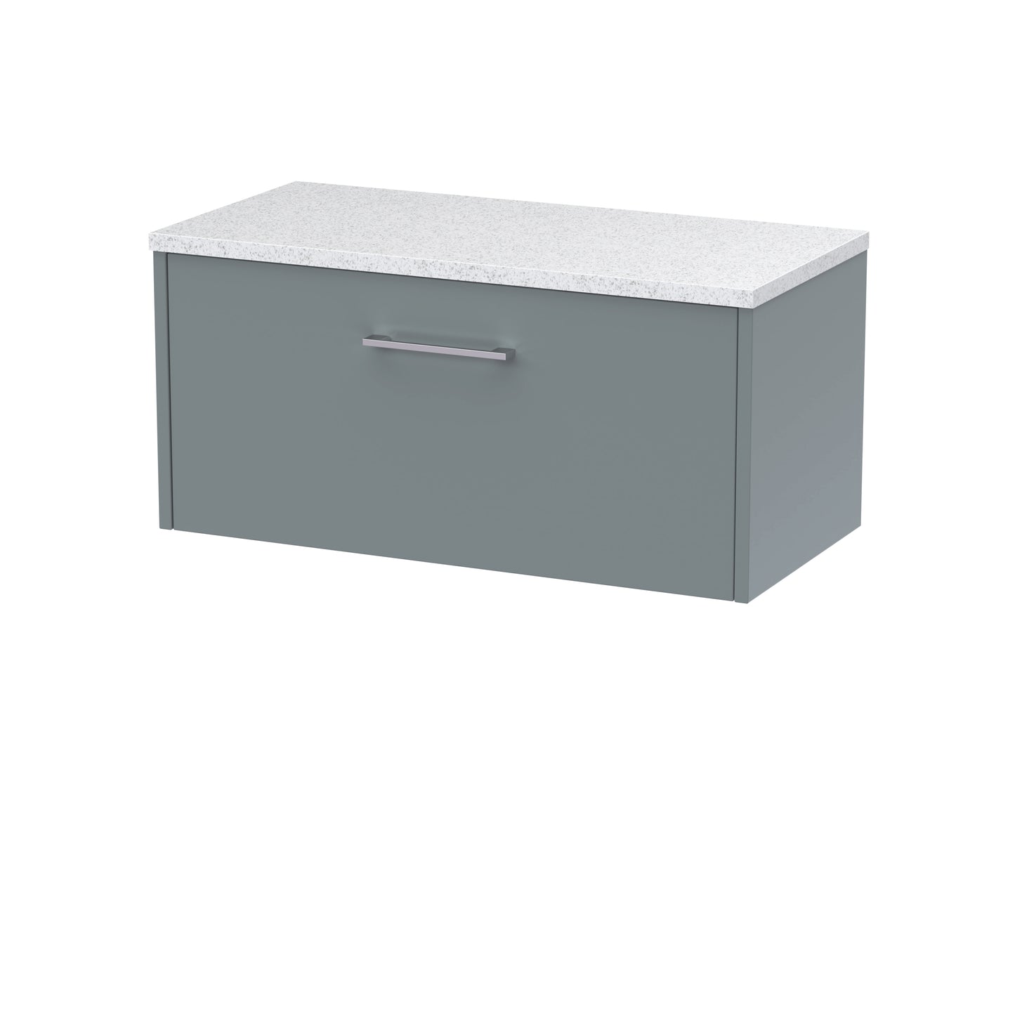 Hudson Reed 800mm Wall Hung Single Drawer Vanity & Laminate Top