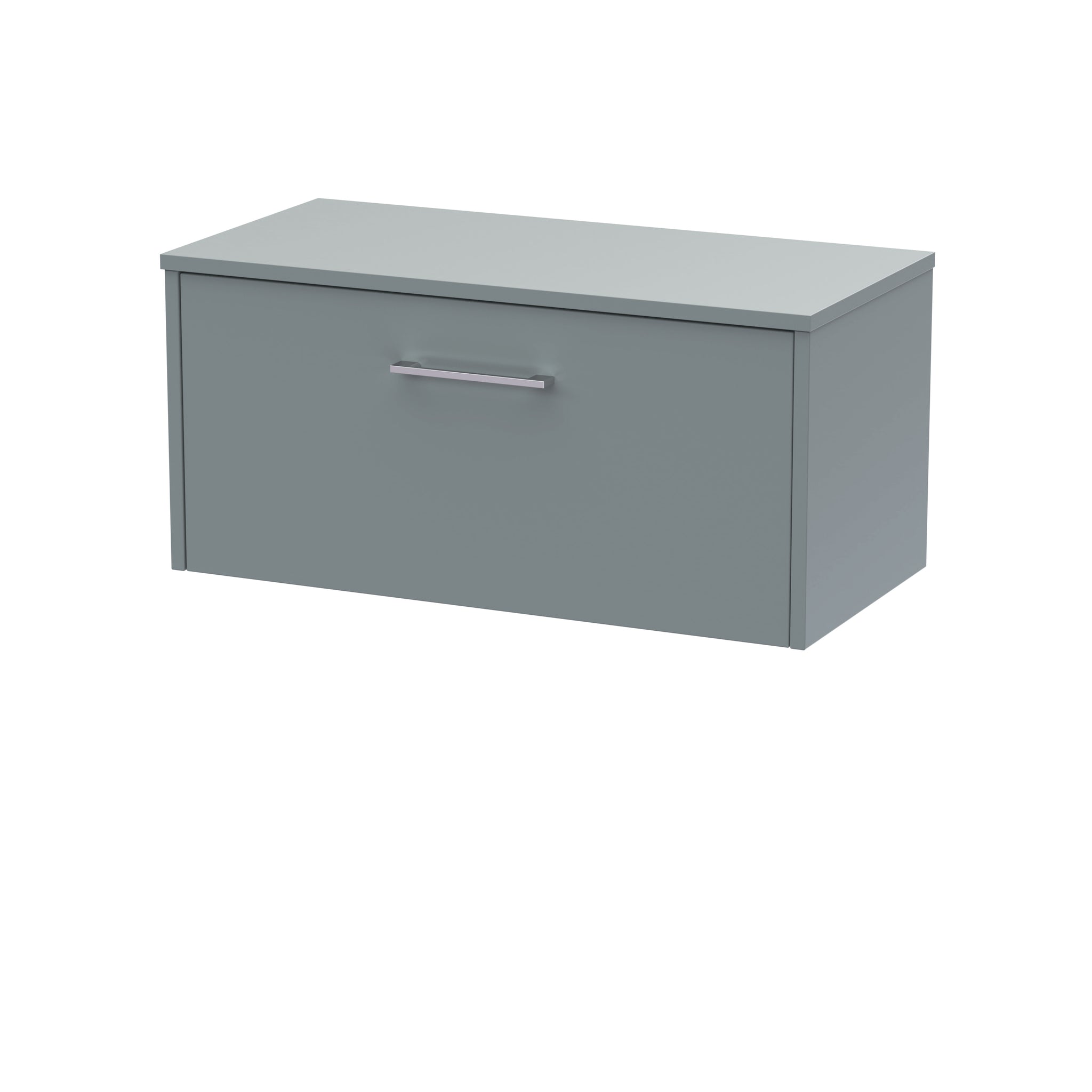 Hudson Reed 800mm Wall Hung Single Drawer Vanity & Worktop