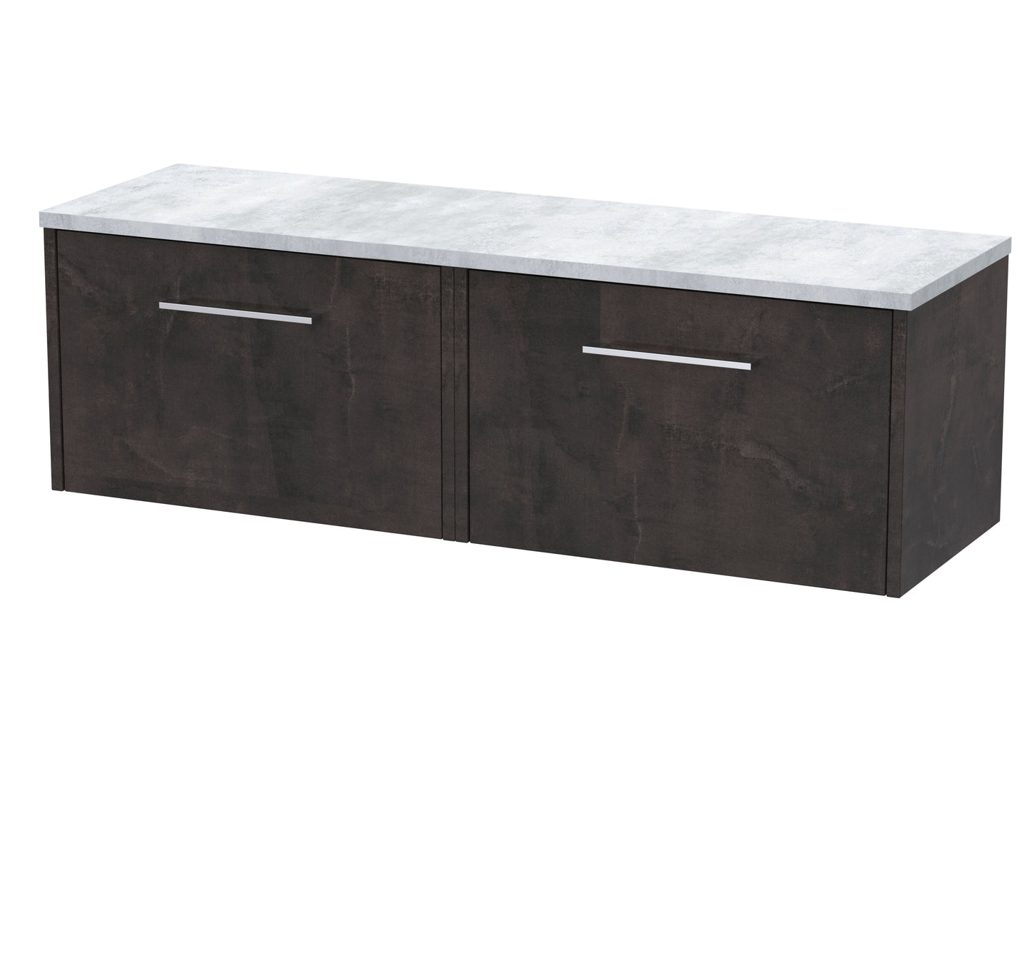 Hudson Reed 1200 Wall Hung 2-Drawer Vanity & Laminate Worktop