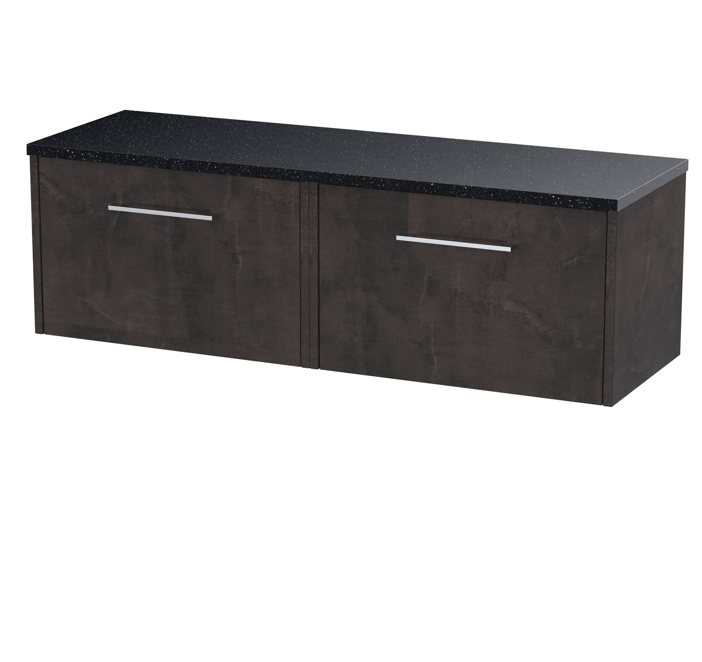 Hudson Reed 1200 Wall Hung 2-Drawer Vanity & Laminate Worktop