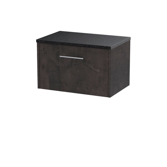 Hudson Reed 600mm Wall Hung 1 Drawer Vanity & Worktop