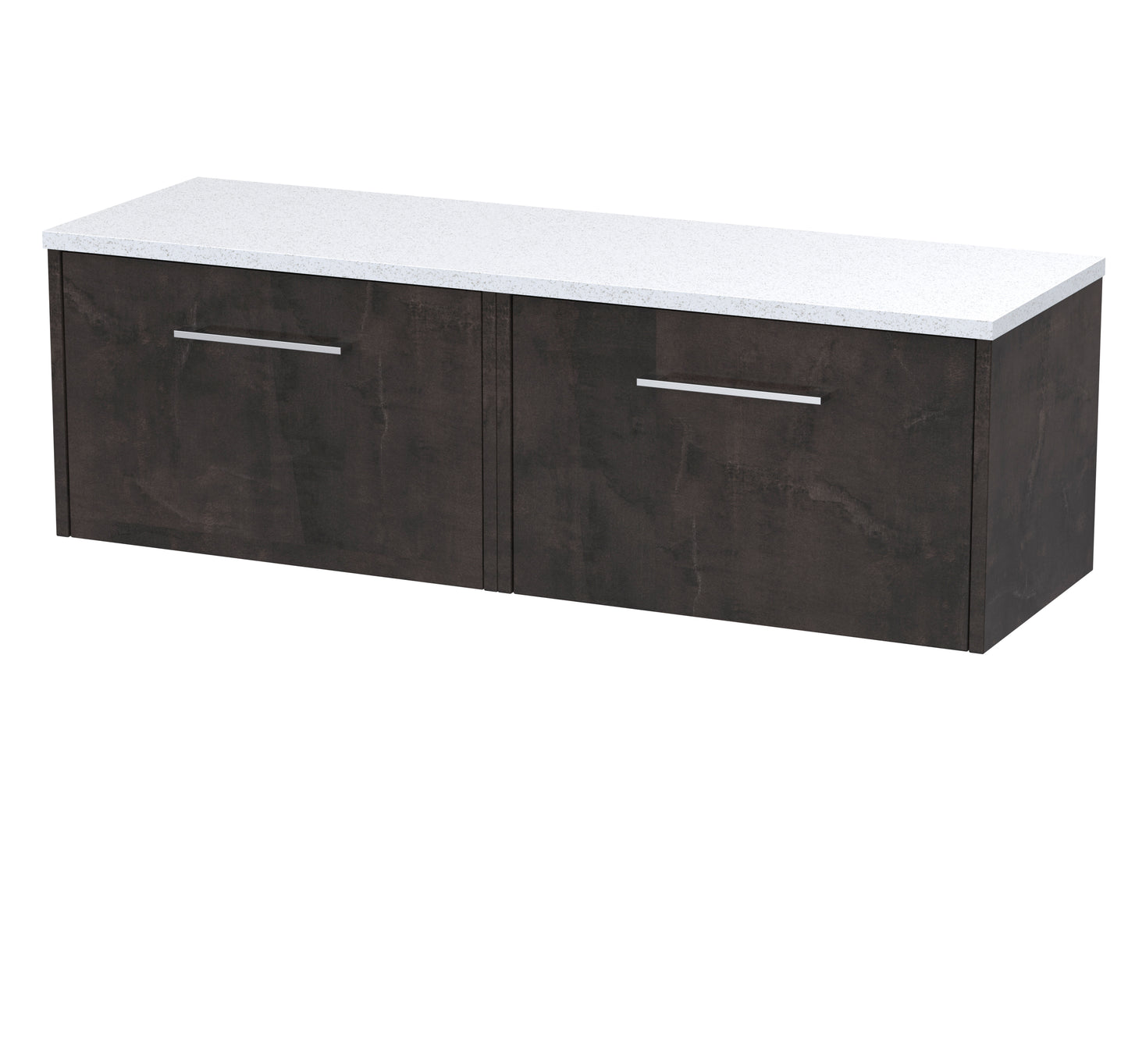 Hudson Reed 1200 Wall Hung 2-Drawer Vanity & Laminate Worktop