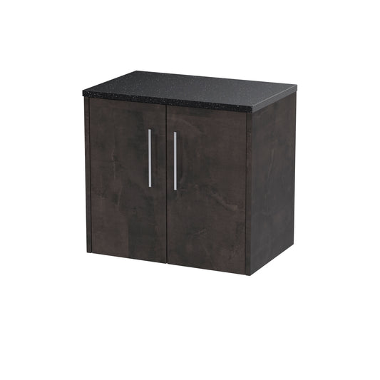 Hudson Reed 600mm Wall Hung 2 Door Vanity & Worktop