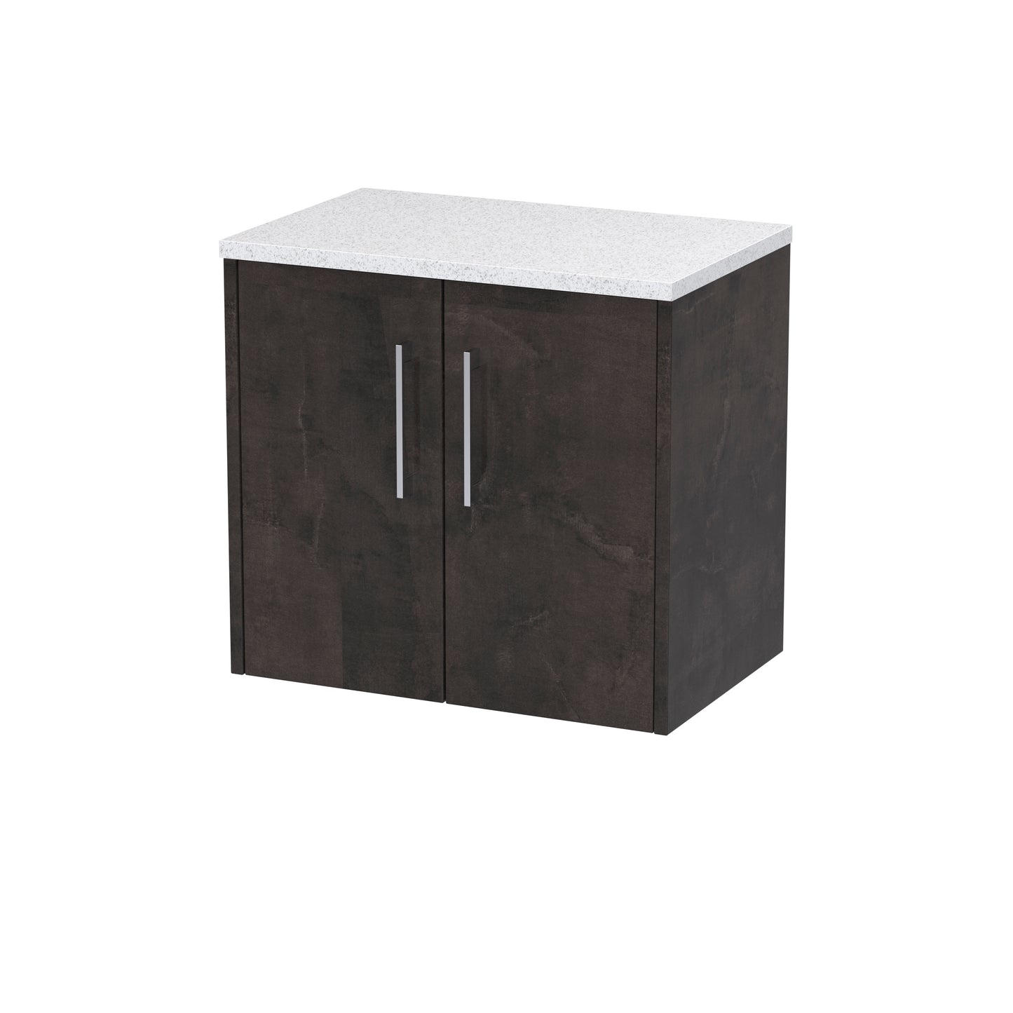 Hudson Reed 600mm Wall Hung 2 Door Vanity & Worktop