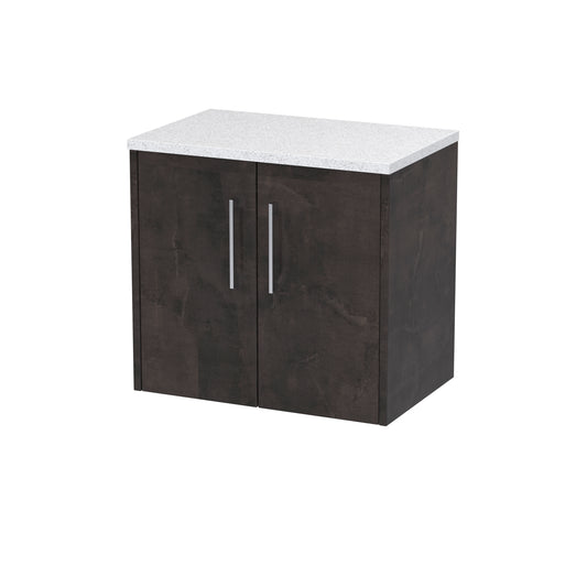 Hudson Reed 600mm Wall Hung 2 Door Vanity & Worktop