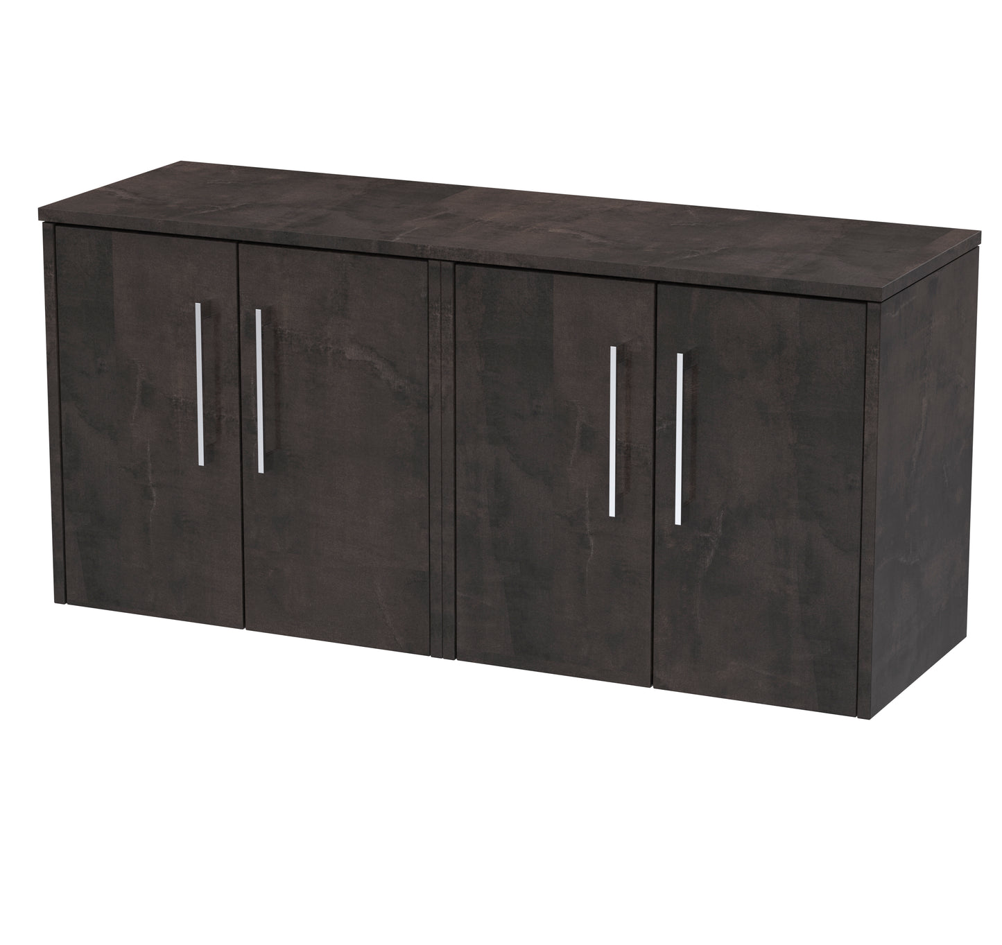 Hudson Reed 1200mm Wall Hung 4 Door Vanity & Worktop