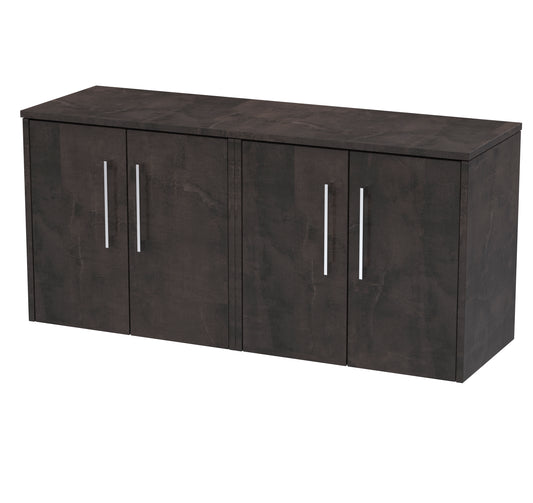 Hudson Reed 1200mm Wall Hung 4 Door Vanity & Worktop