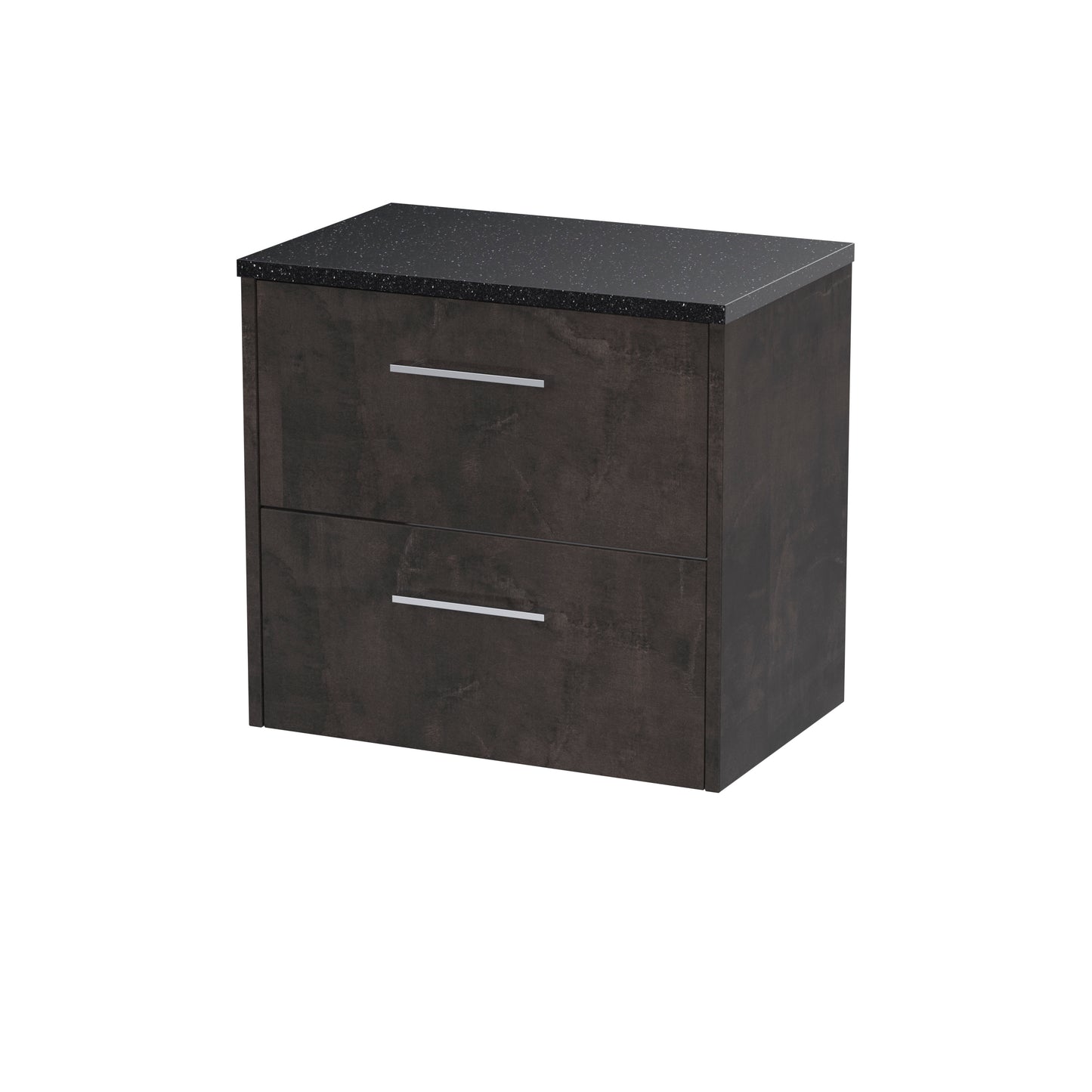 Hudson Reed 600mm Wall Hung 2 Drawer Vanity & Worktop