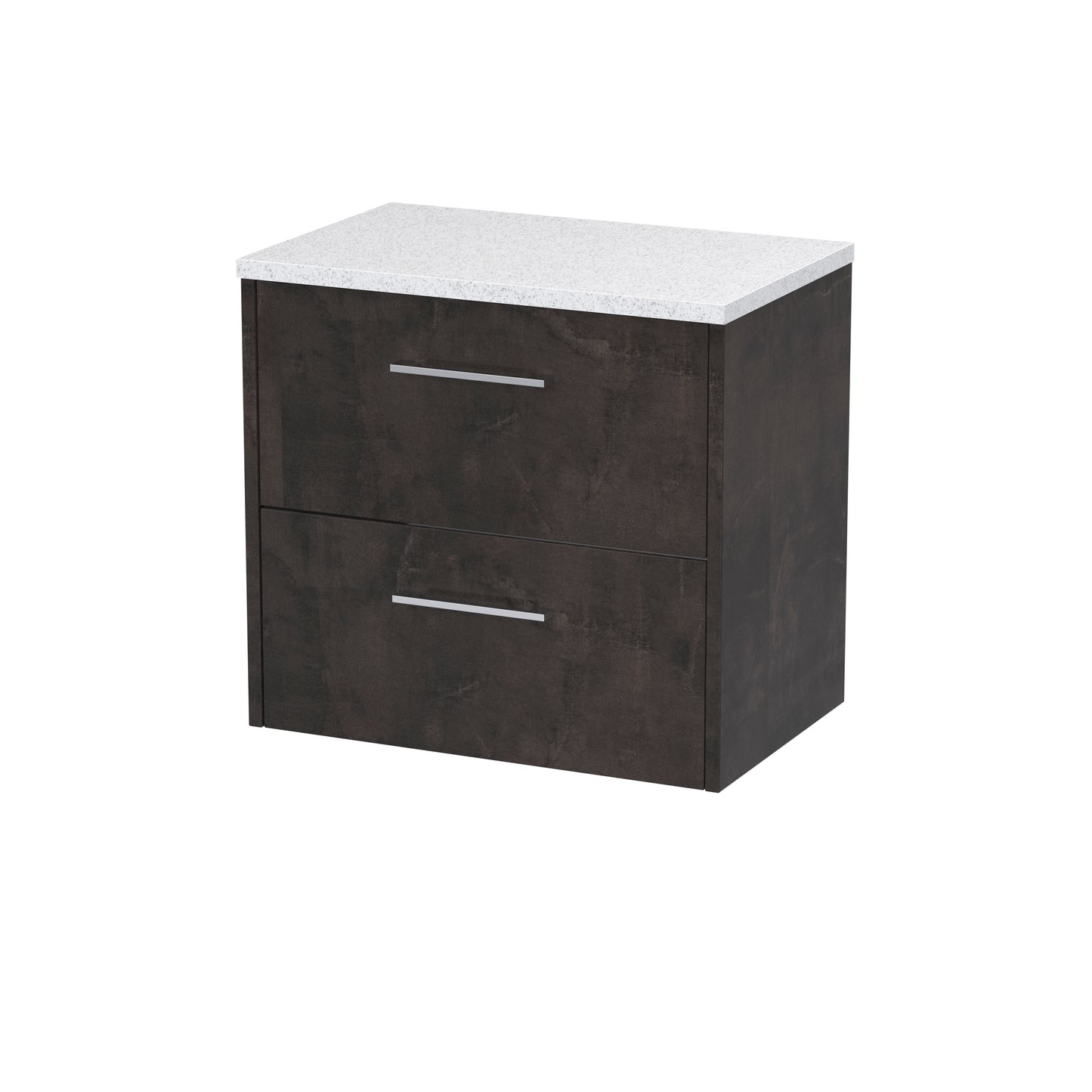 Hudson Reed 600mm Wall Hung 2 Drawer Vanity & Worktop