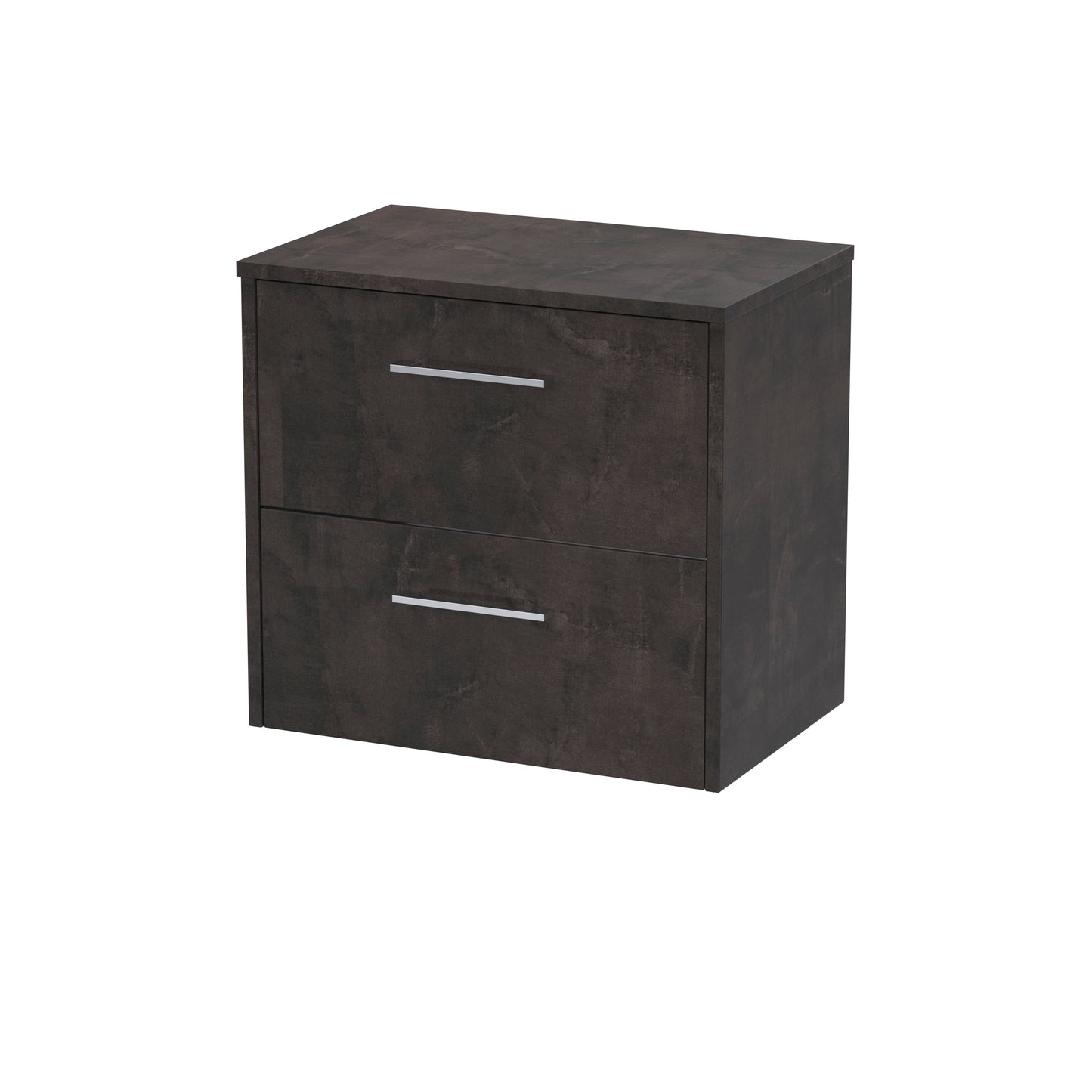 Hudson Reed 600mm Wall Hung 2 Drawer Vanity & Worktop