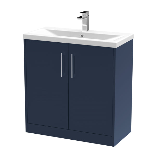 Hudson Reed 800mm Floor Standing 2-Door Vanity & Basin 1
