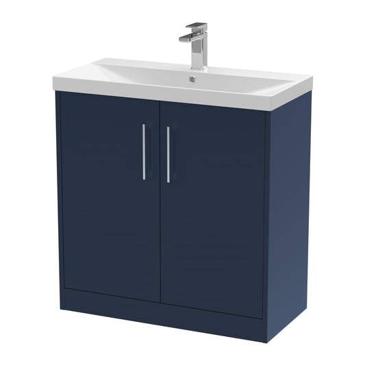 Hudson Reed 800mm Floor Standing 2-Door Vanity & Basin 3