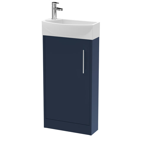 Hudson Reed 440mm Floor Standing 1-Door Unit & 1TH Basin RH