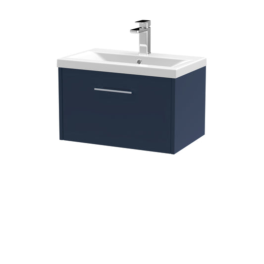 Hudson Reed 600mm Wall Hung Single Drawer Vanity & Basin 1