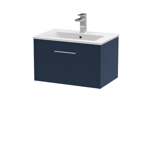 Hudson Reed 600mm Wall Hung Single Drawer Vanity & Basin 2