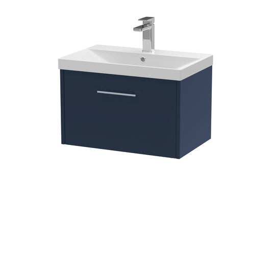 Hudson Reed 600mm Wall Hung Single Drawer Vanity & Basin 3