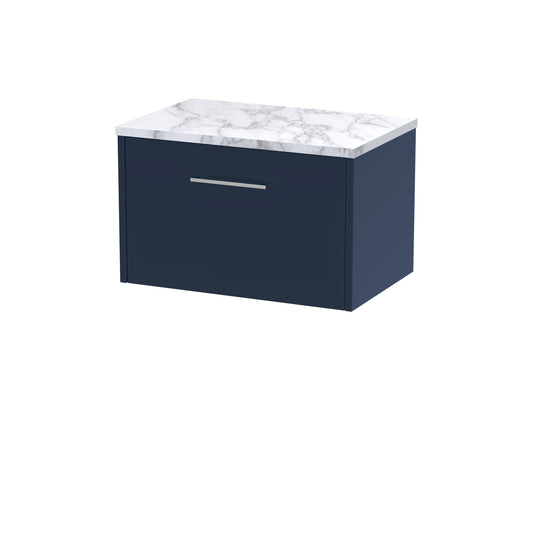Hudson Reed 600 Wall Hung Single Drawer Vanity & Laminate Worktop