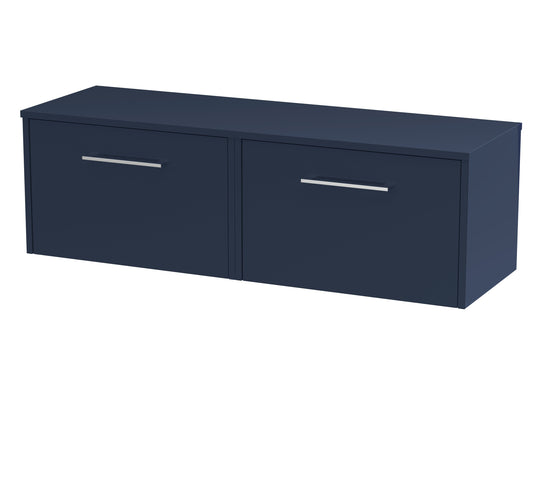 Hudson Reed 1200mm Wall Hung 2-Drawer Vanity & Worktop