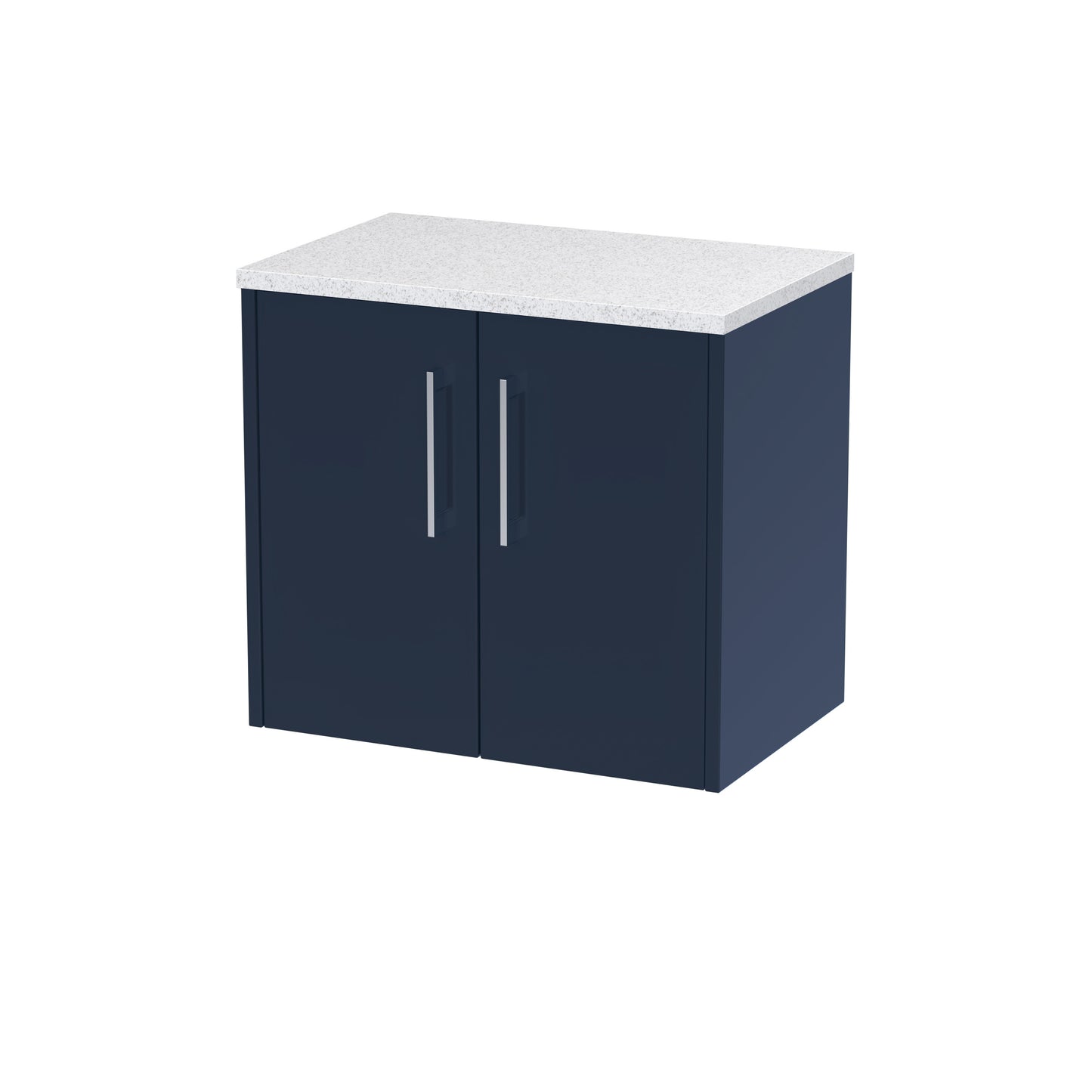 Hudson Reed 600mm Wall Hung 2-Door Vanity & Laminate Worktop