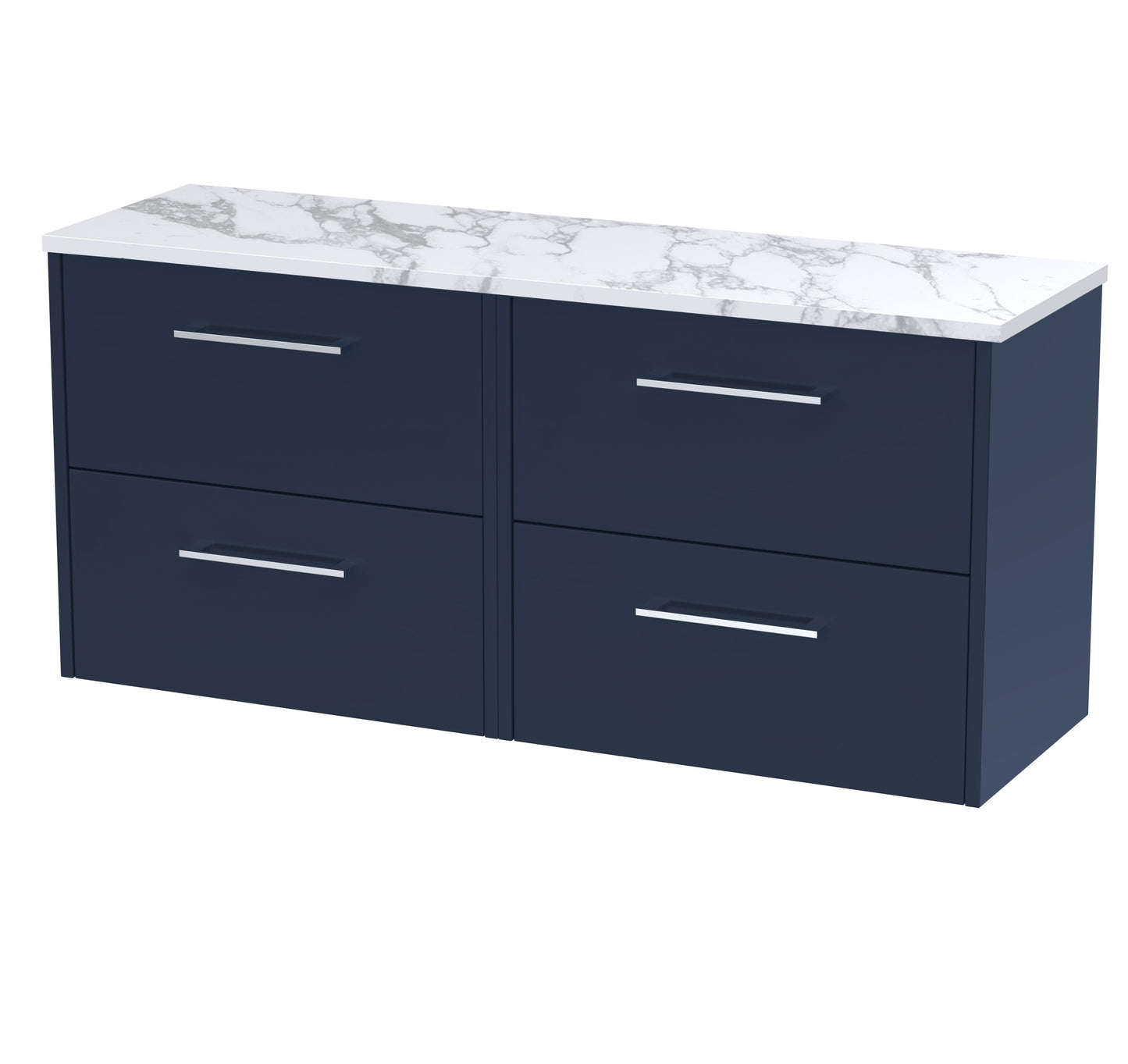 Hudson Reed 1200 Wall Hung 4-Drawer Vanity & Laminate Worktop