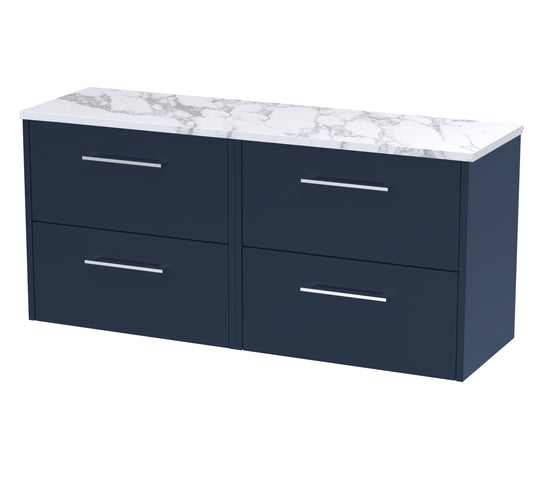 Hudson Reed 1200 Wall Hung 4-Drawer Vanity & Laminate Worktop
