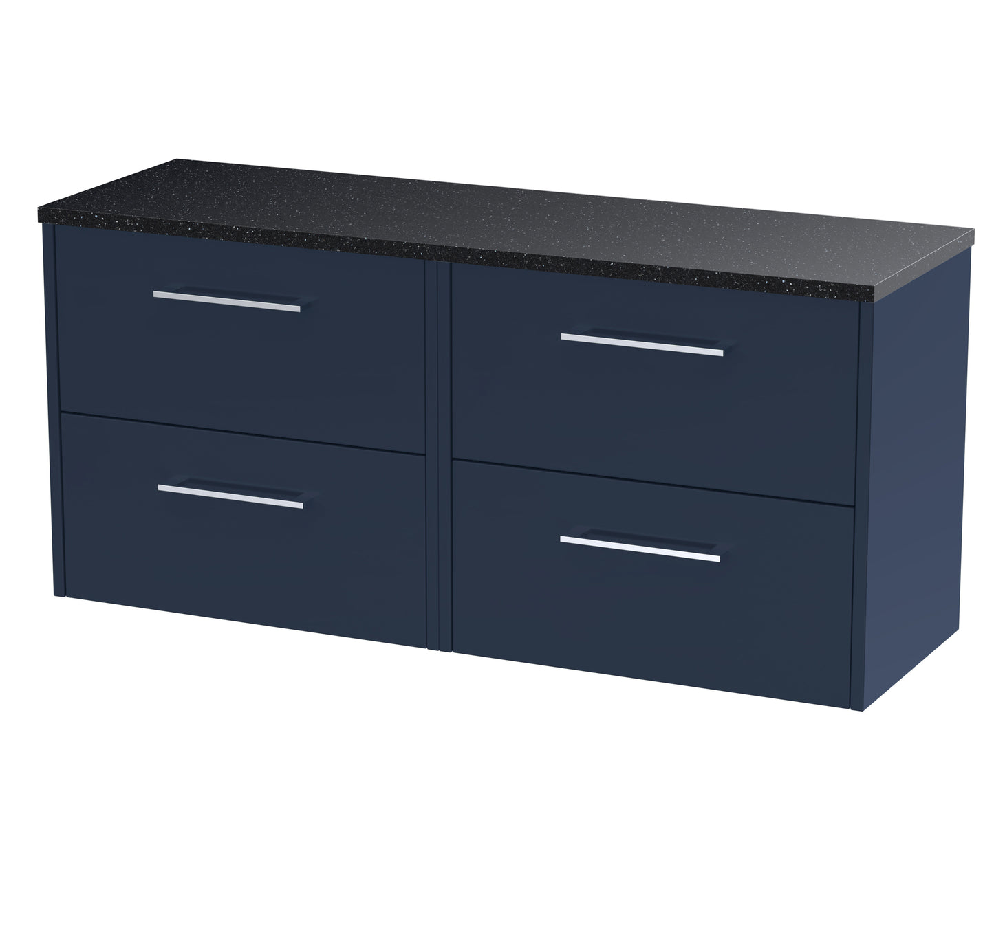 Hudson Reed 1200 Wall Hung 4-Drawer Vanity & Laminate Worktop