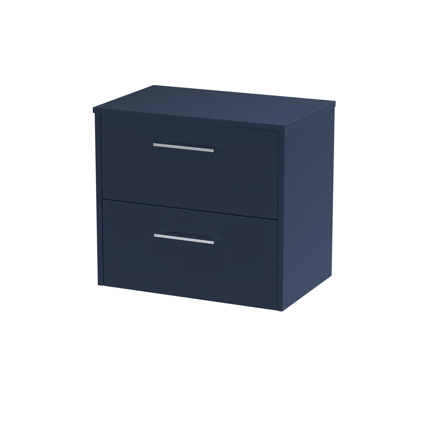 Hudson Reed 600mm Wall Hung 2-Drawer Vanity & Worktop