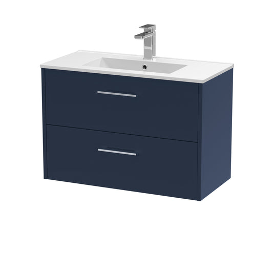 Hudson Reed 800mm Wall Hung 2-Drawer Vanity & Basin 2