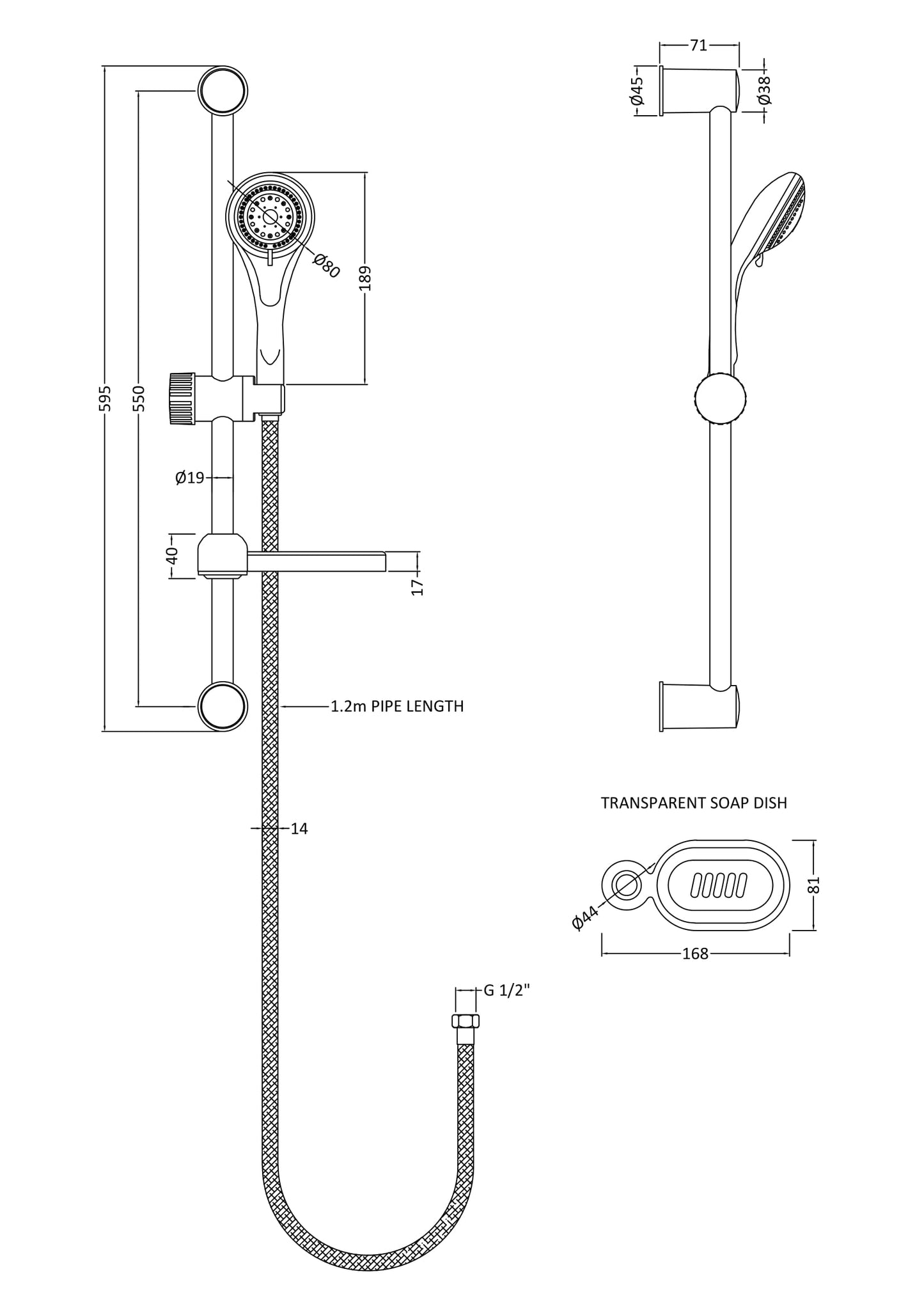 NUIE Slide Rail Kit
