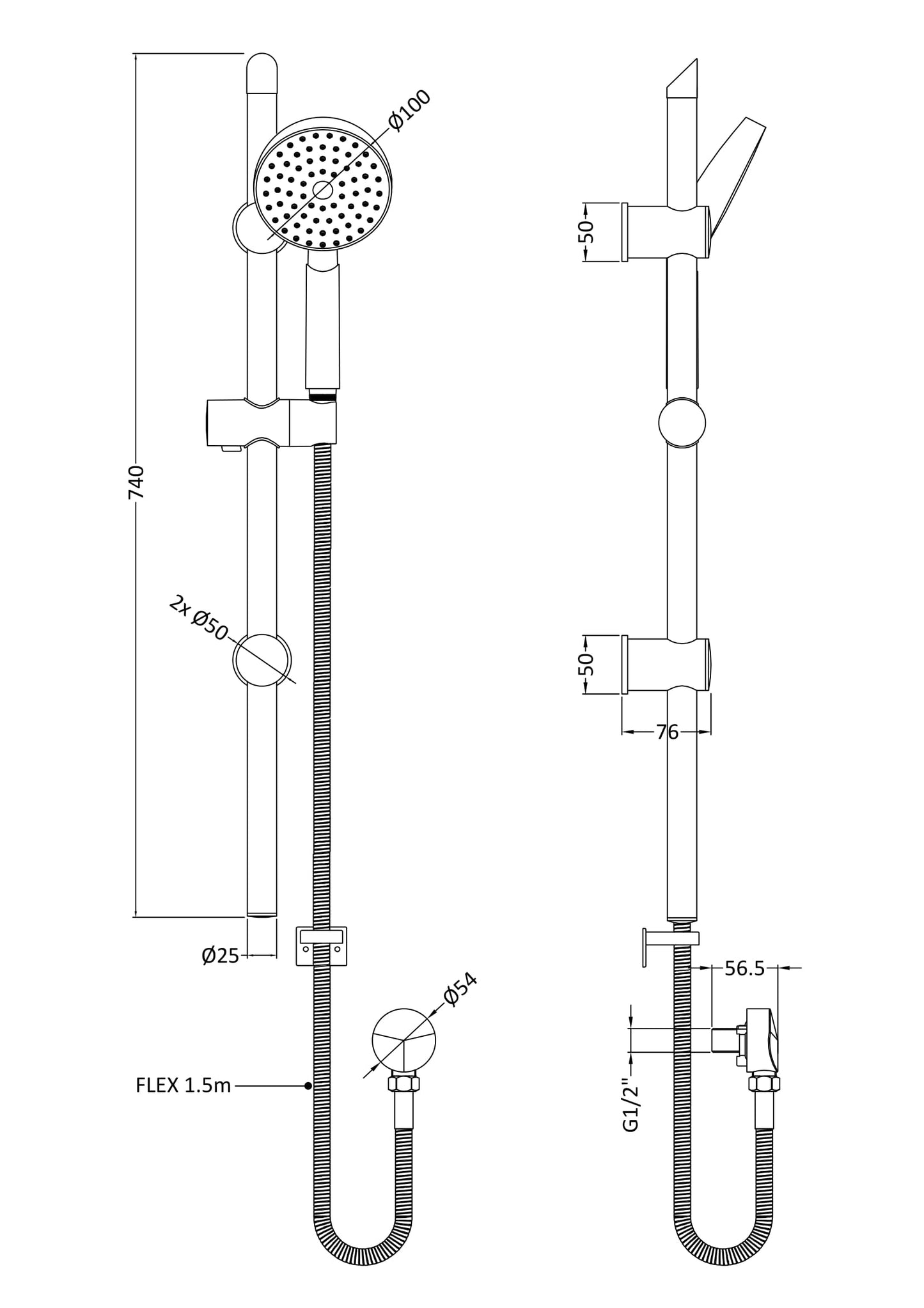 NUIE Slide Rail Kit
