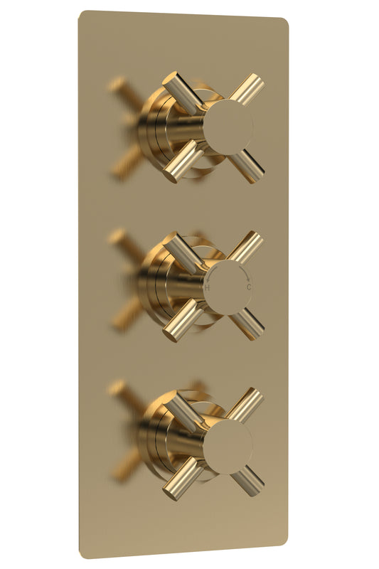Hudson Reed Triple Thermostatic Shower Valve With Diverter