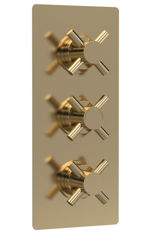 Hudson Reed Triple Thermostatic Shower Valve With Diverter