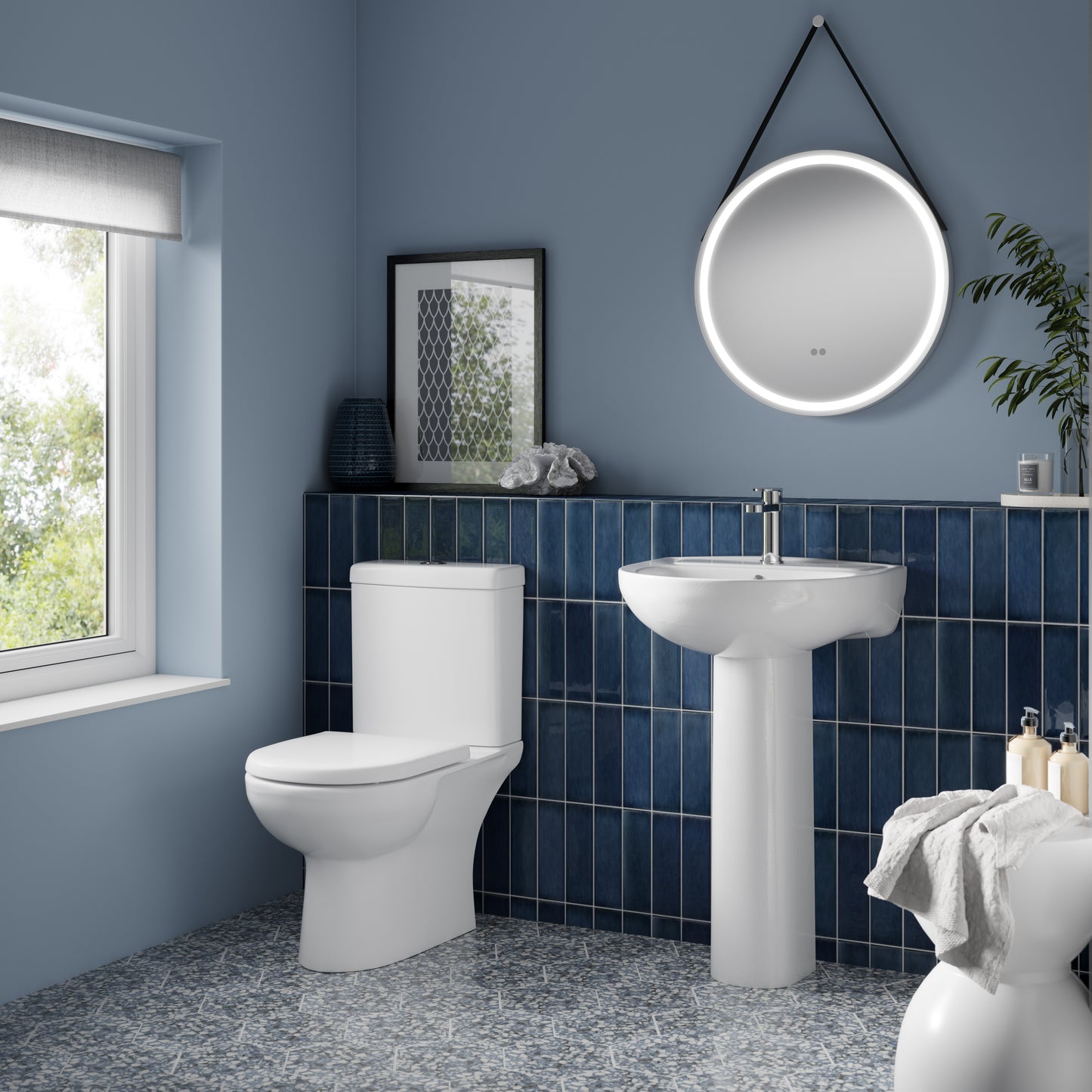 NUIE Compact Pan & Cistern