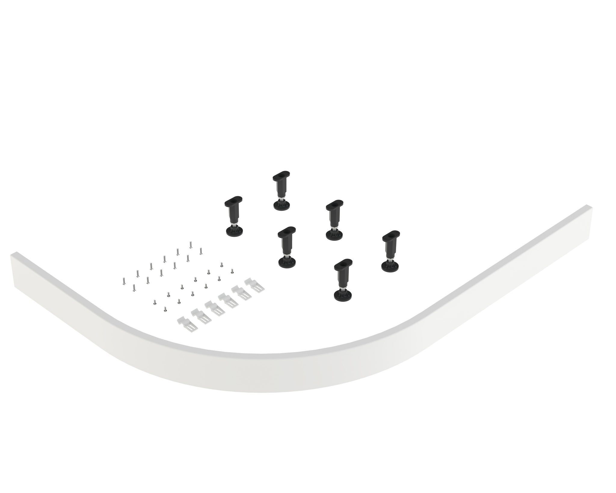 NUIE Leg Set & Plinth Kit (900x900 Curved Plinth)