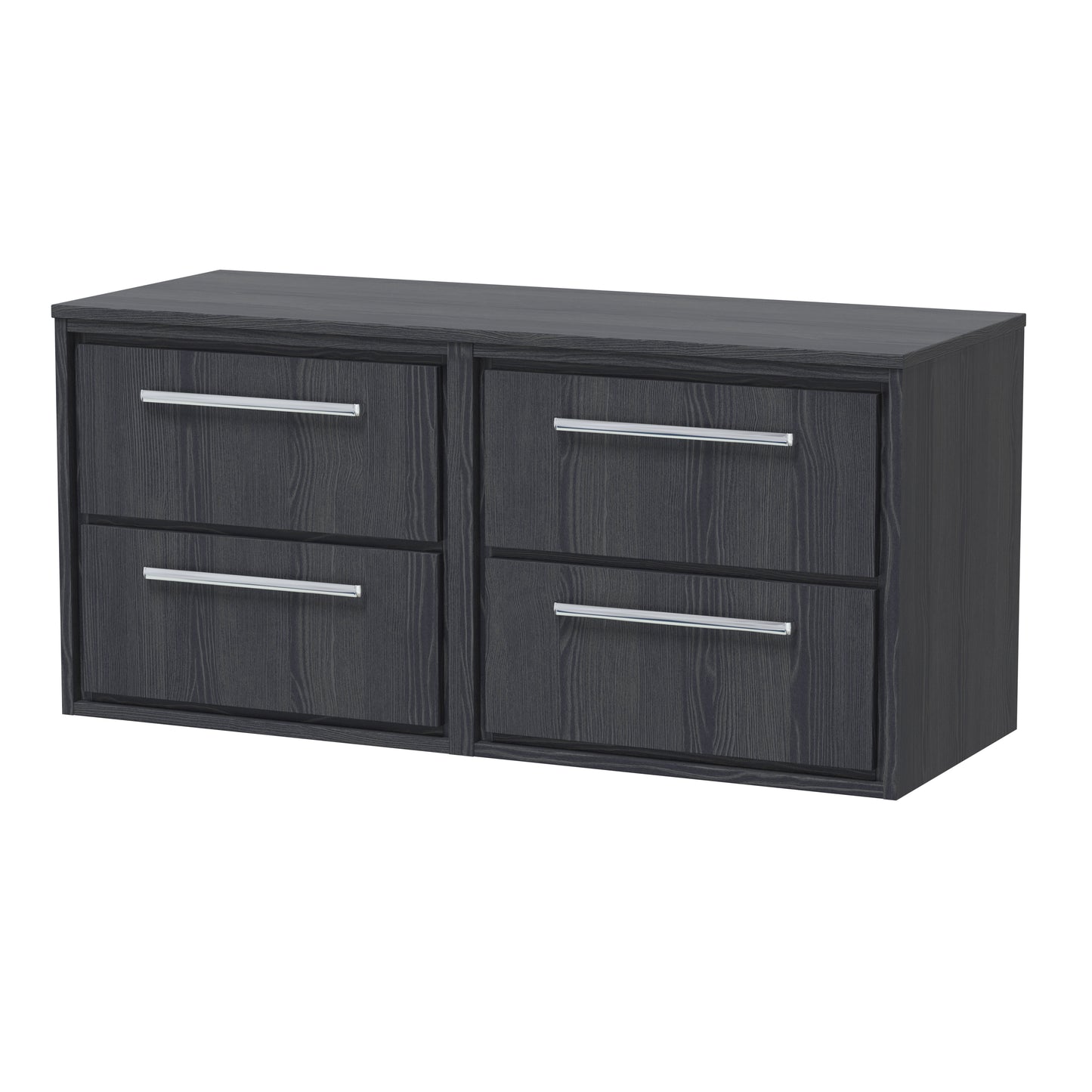 Hudson Reed 1200mm Wall Hung 4-Drawer Vanity with Worktop